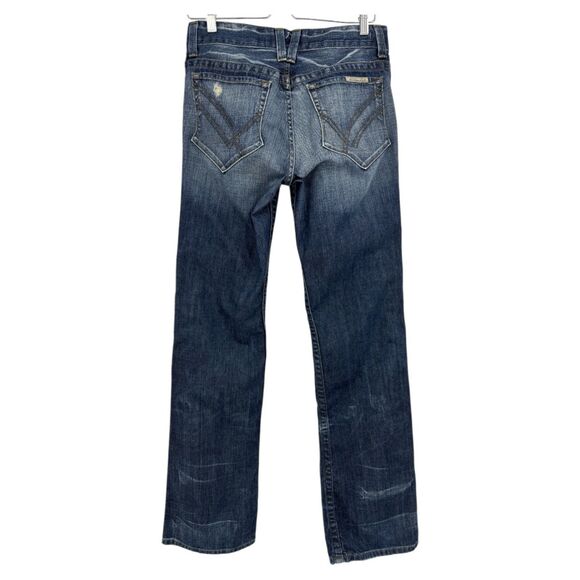 William Rast Billy Flare Jeans mens Size 30 distressed medium wash made in USA - Picture 2 of 9